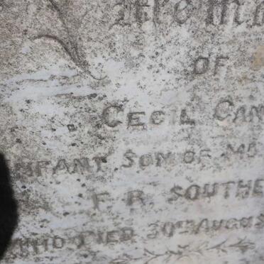 SOUTHEY Cecil Canon -187?