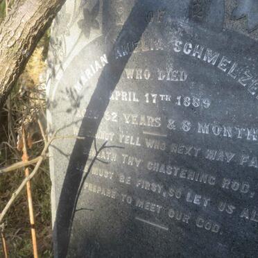 SCHMELZER Marian Amelia -1889