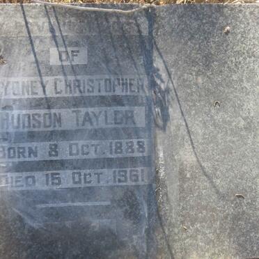 TAYLOR Sydney Christopher Hudson 1888-1961