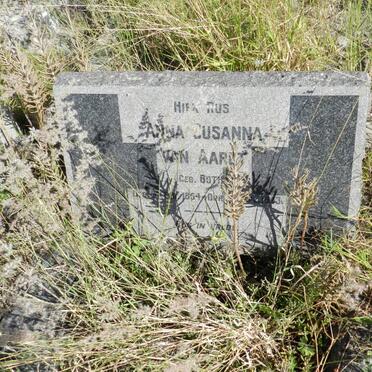 AARDT Anna Susanna, van nee BOTHA 1854-1943