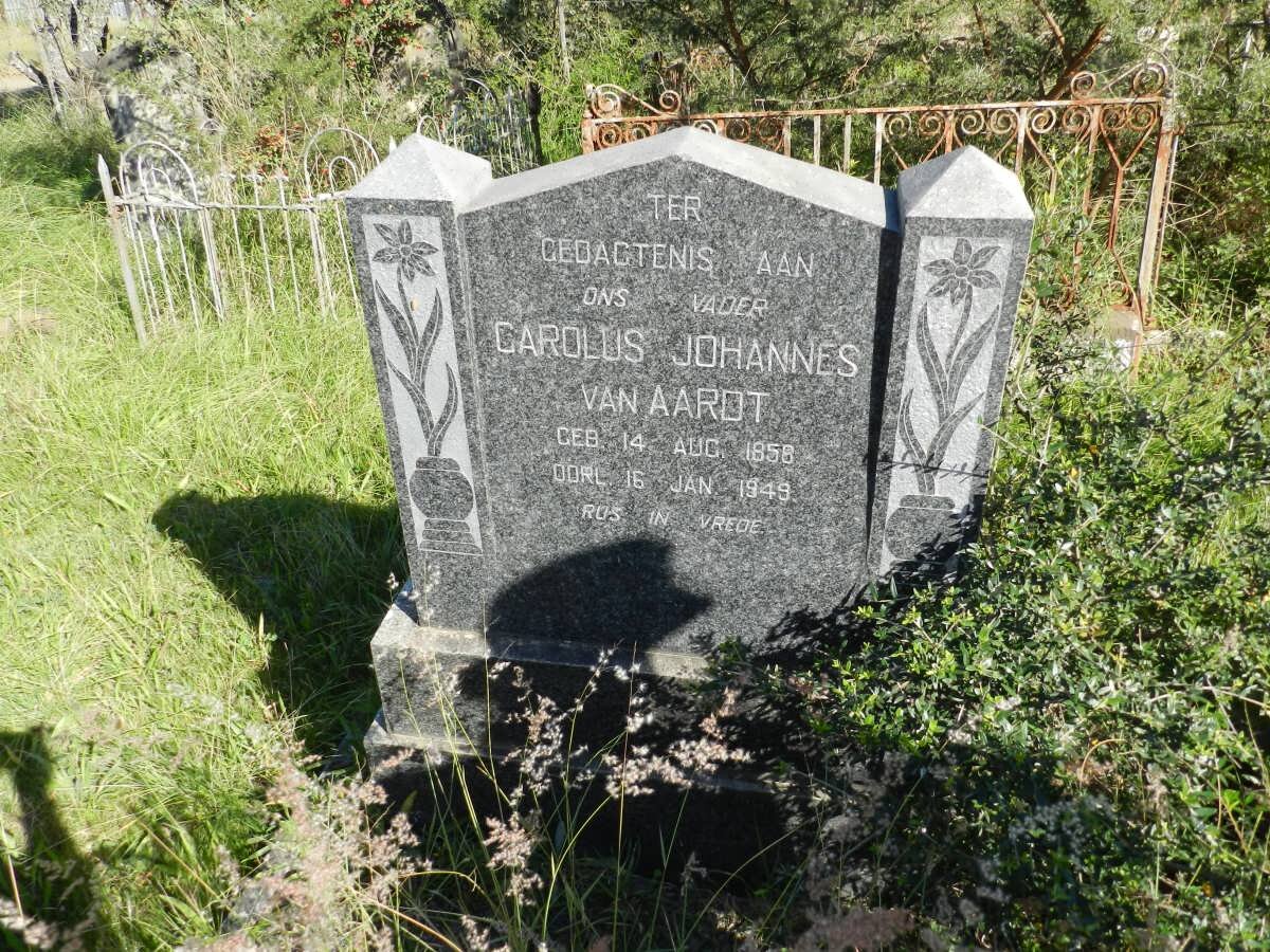 AARDT Carolus Johannes, van 1858-1949