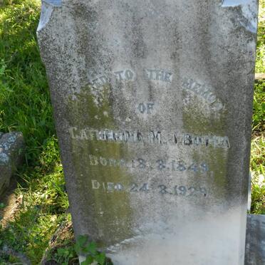 BOTHA Catherina M.J. 1849-1929