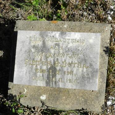 BOTHA Pieter B. 1911-1918