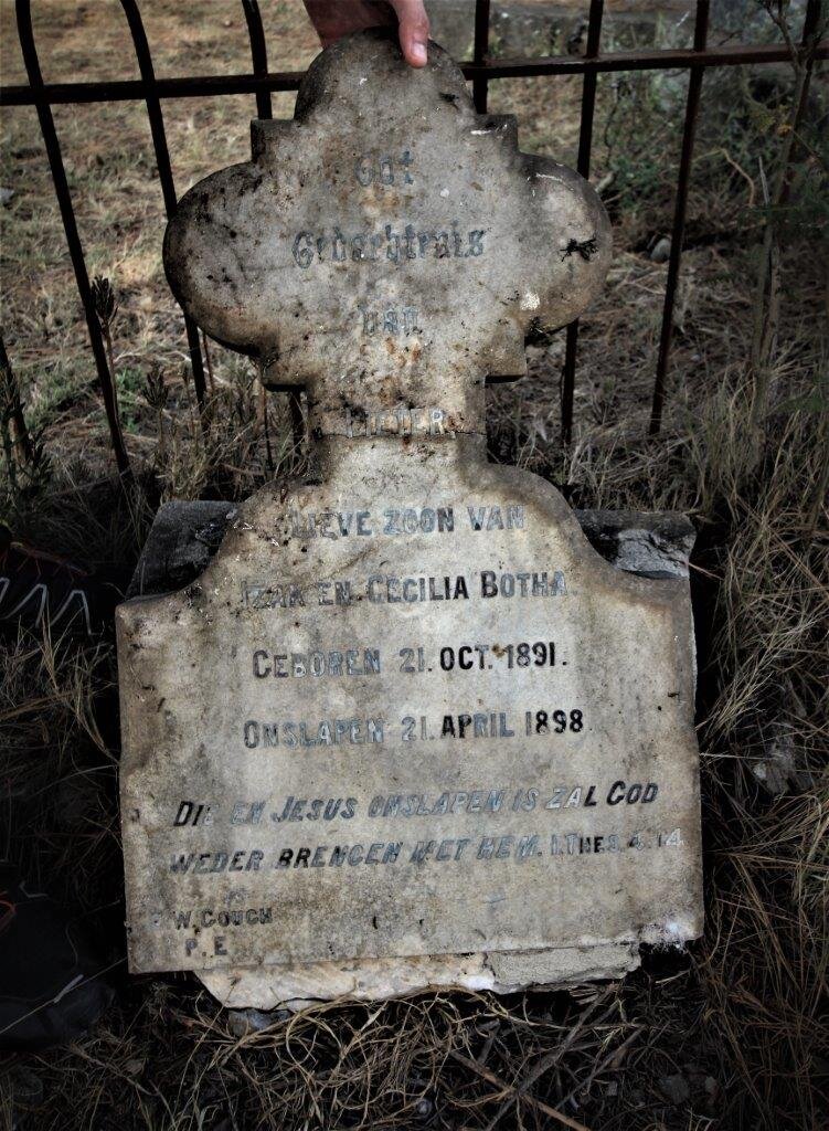 BOTHA Pieter 1891-1898