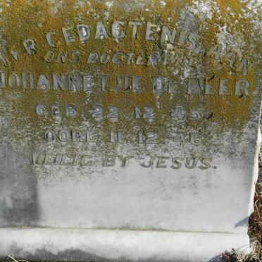 BEER Johannetjie, de 1945-1946