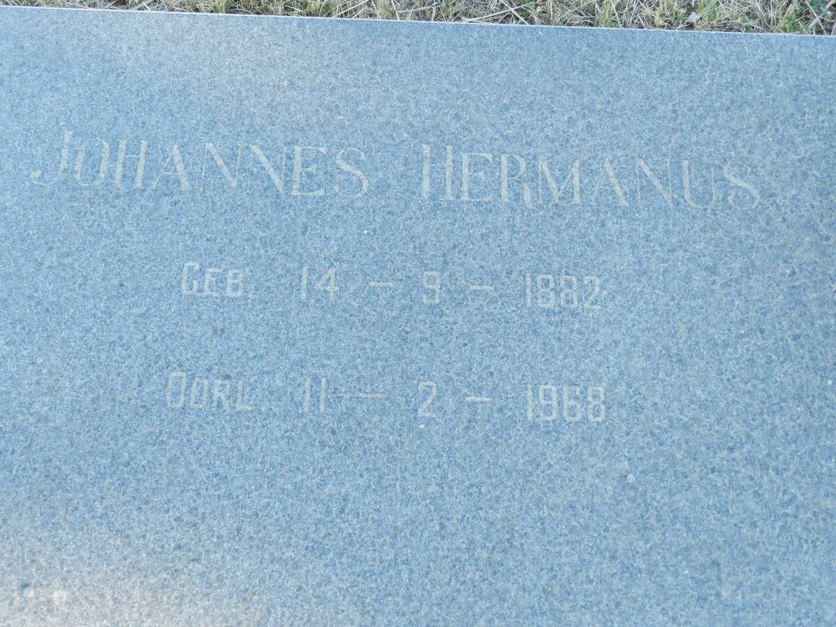 BOSCH Johannes Hermanus 1882-1968 &amp; Hester Johanna NEL 1891-1970