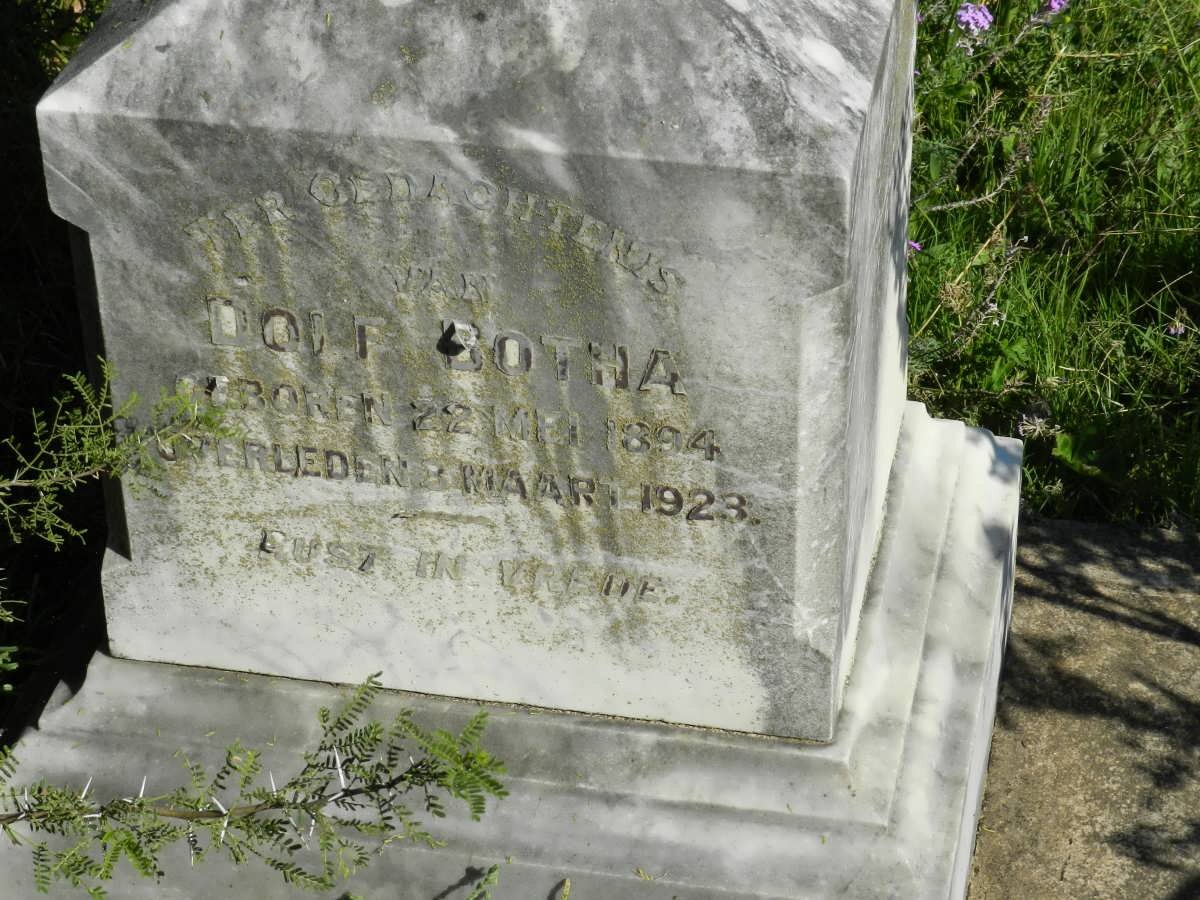 BOTHA Dolf 1894-1923