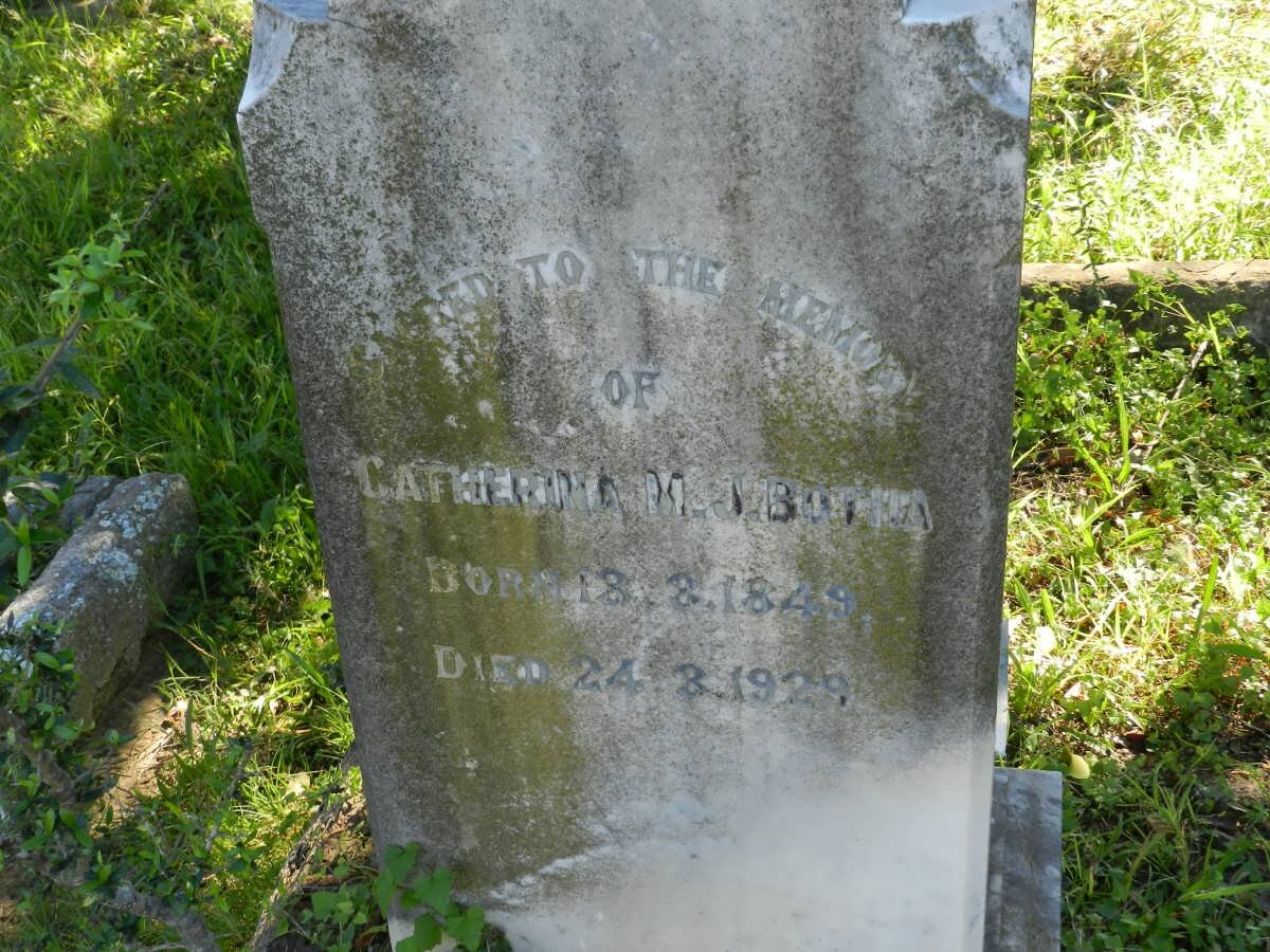 BOTHA Catherina M.J. 1849-1929