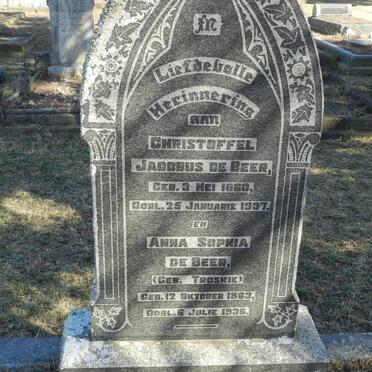 BEER Christofffel Jacobus, de 1860-1937 &amp; Anna Sophia TROSKIE 1863-1936