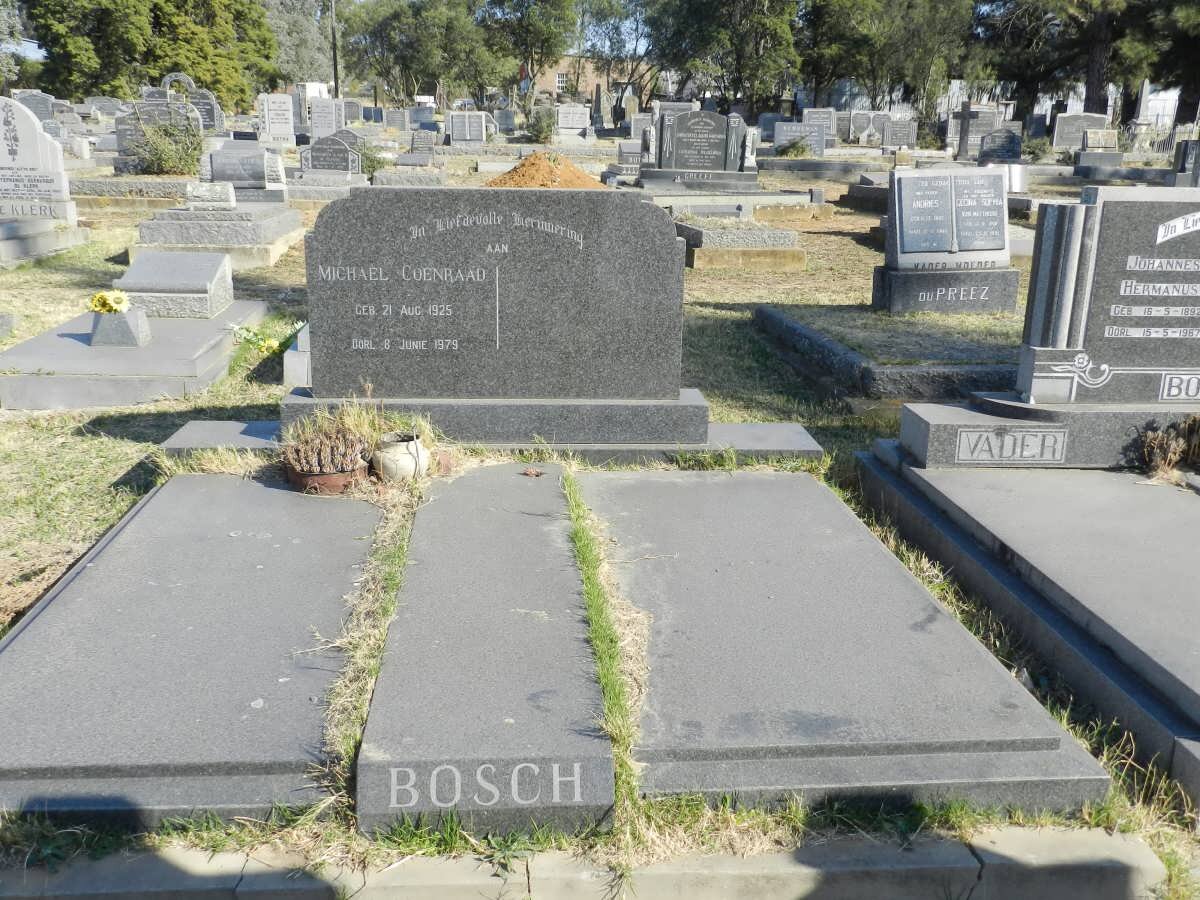 BOSCH Michael Coenraad 1925-1979