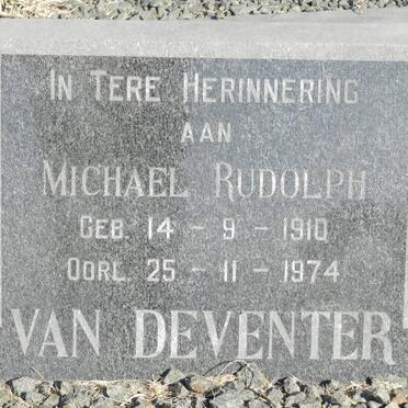 DEVENTER Michael Rudolph, van 1910-1974