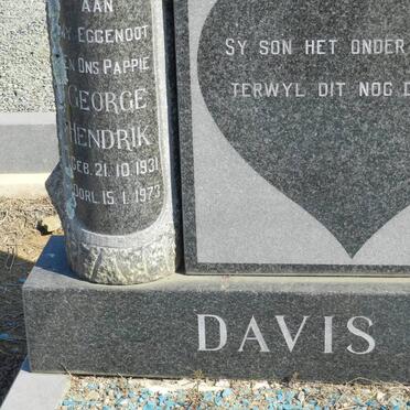 DAVIS George Hendrik 1931-1973