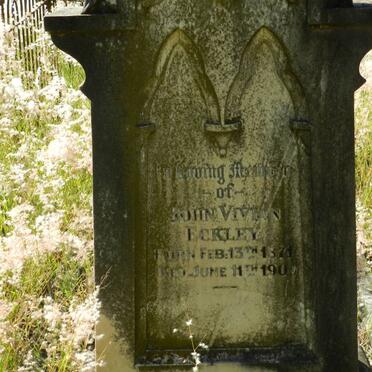 ECKLEY John Vivian 1871-1904