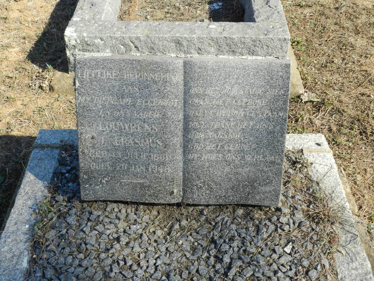 ERASMUS Louwrens C.J. 1856-1948