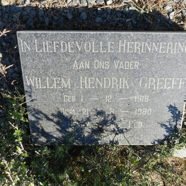 GREEFF Willem Hendrik 1918-1972