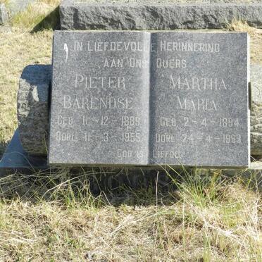 GOOSEN Pieter Barendse 1889-1955 &amp; Martha Maria 1894-1969