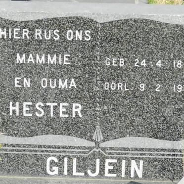 GILJEIN Hester 1893-1978