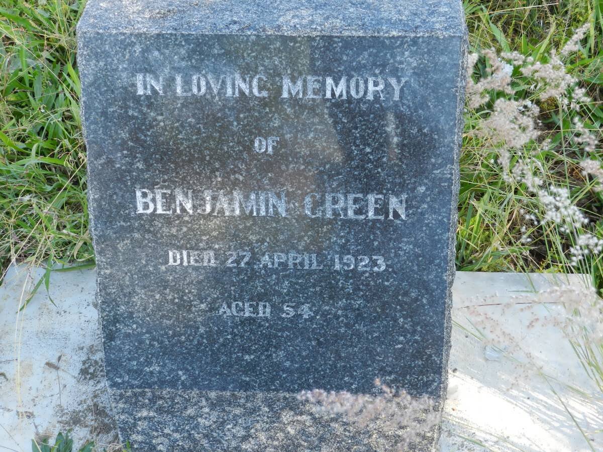 GREEN Benjamin -1923