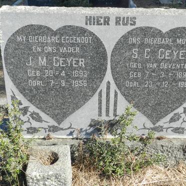 GEYER J.M. 1893-1956 &amp; S.C.  VAN DEVENTER 1898-1966