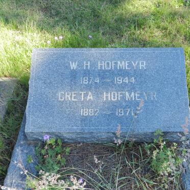 HOFMEYR W.H. 1874-1944 &amp; Greta 1882-1971