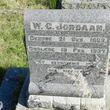 JORDAAN W.C. 1869-1937