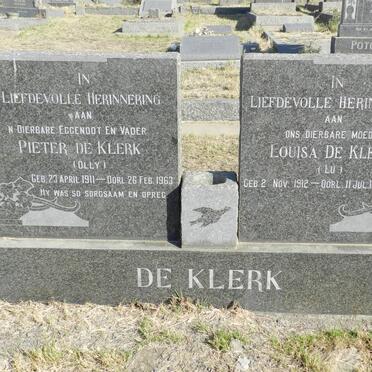 KLERK Pieter, de 1911-1963 &amp; Louisa 1912-1998