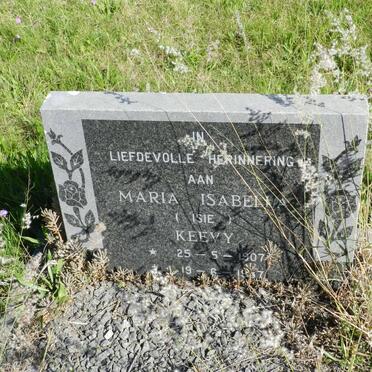 KEEVY Maria Isabella 1907-1937