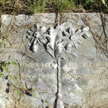 KLERK Cornelia, de 1844-1922