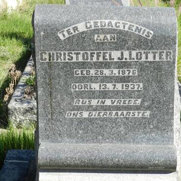 LOTTER Christoffel J. 1876-1937
