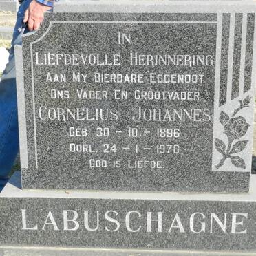 LABUSCHAGNE Cornelius Johannes 1896-1978