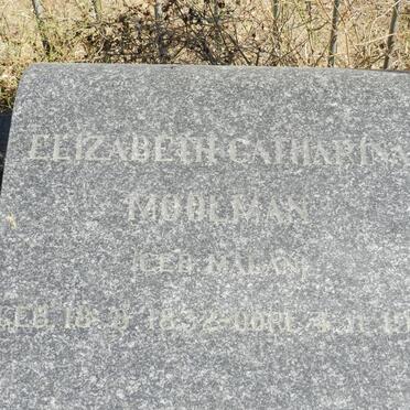 MOOLMAN Elizabeth Catharina nee MALAN 1832-1915
