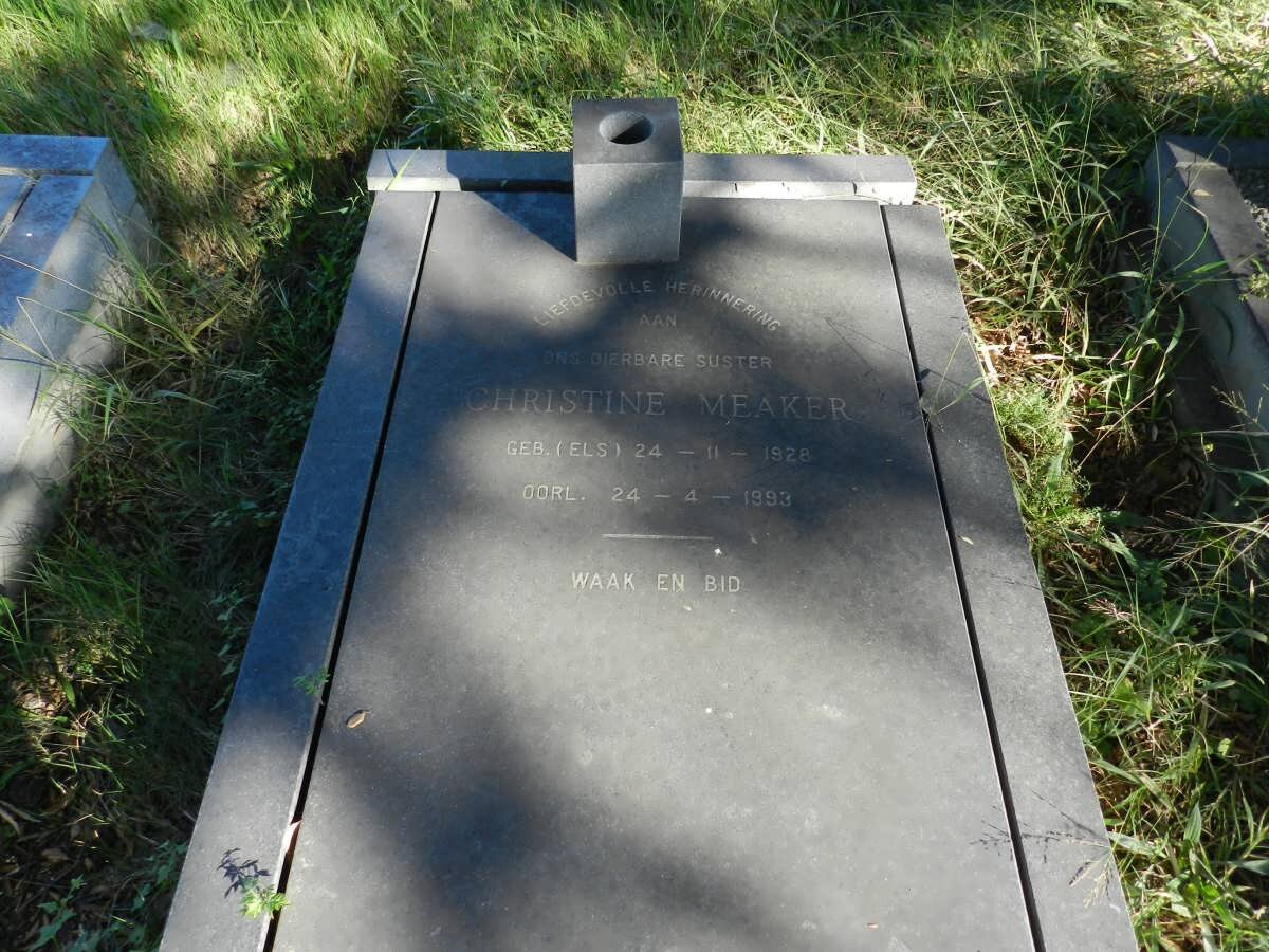 MEAKER Christine nee ELS 1928-1993