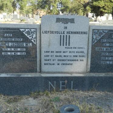 NEL Johannes Jacobus 1865-1956 &amp; Anna Margaretha ENGELBRECHT 1872-1953