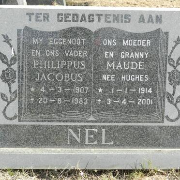 NEL Philippus Jacobus 1907-1983 &amp; Maude HUGHES 1914-2001