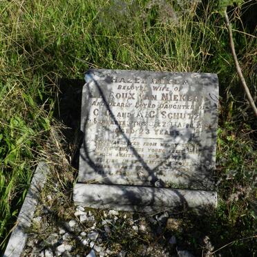 NIEKERK Hazel Helen, van -1928