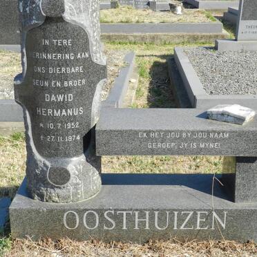 OOSTHUIZEN Dawid Hermanus 1952-1974