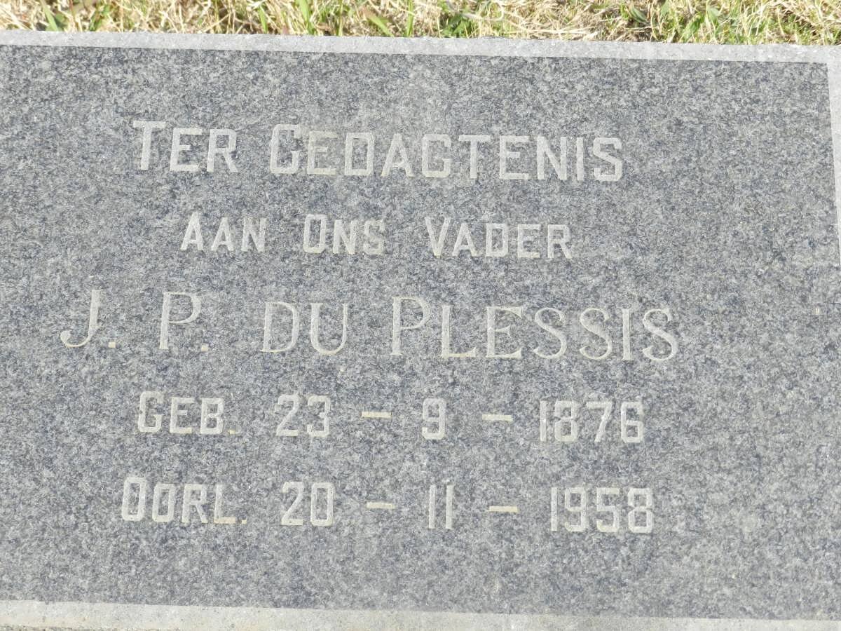 PLESSIS J.P., du 1876-1958