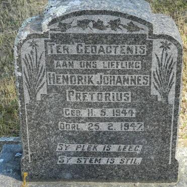 PRETORIUS Hendrik Johannes 1944-1947