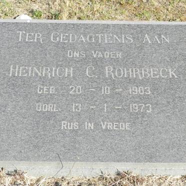 ROHRBECK Heinrich 1903-1973