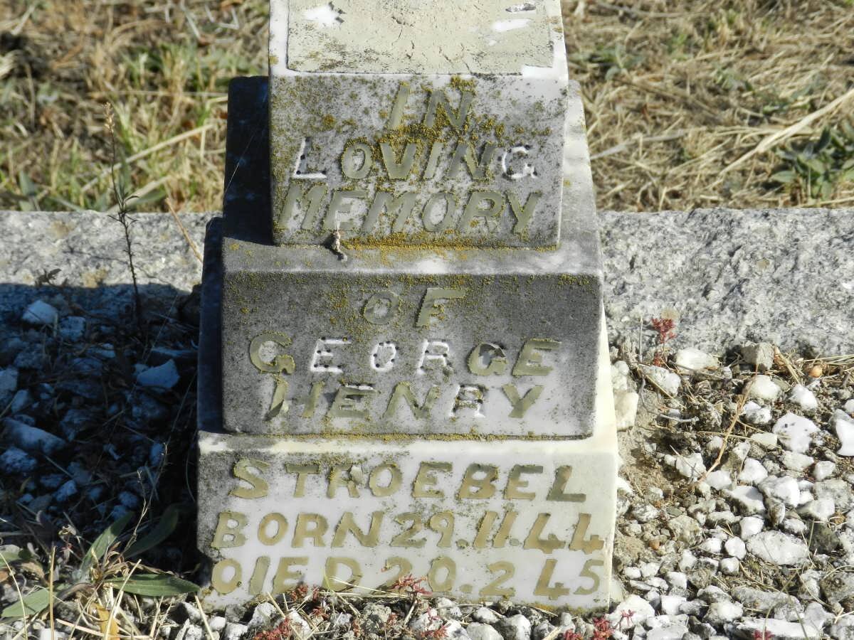 STROEBEL George Henry 1944-1945