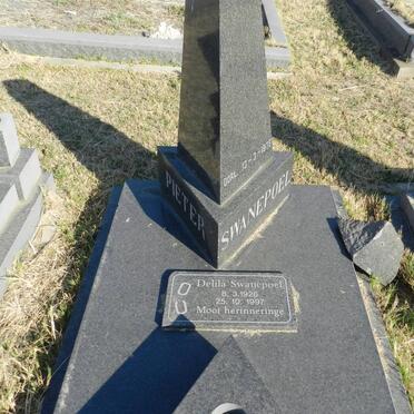 SWANEPOEL Pieter 1923-1978 &amp; Delila 1926-1997