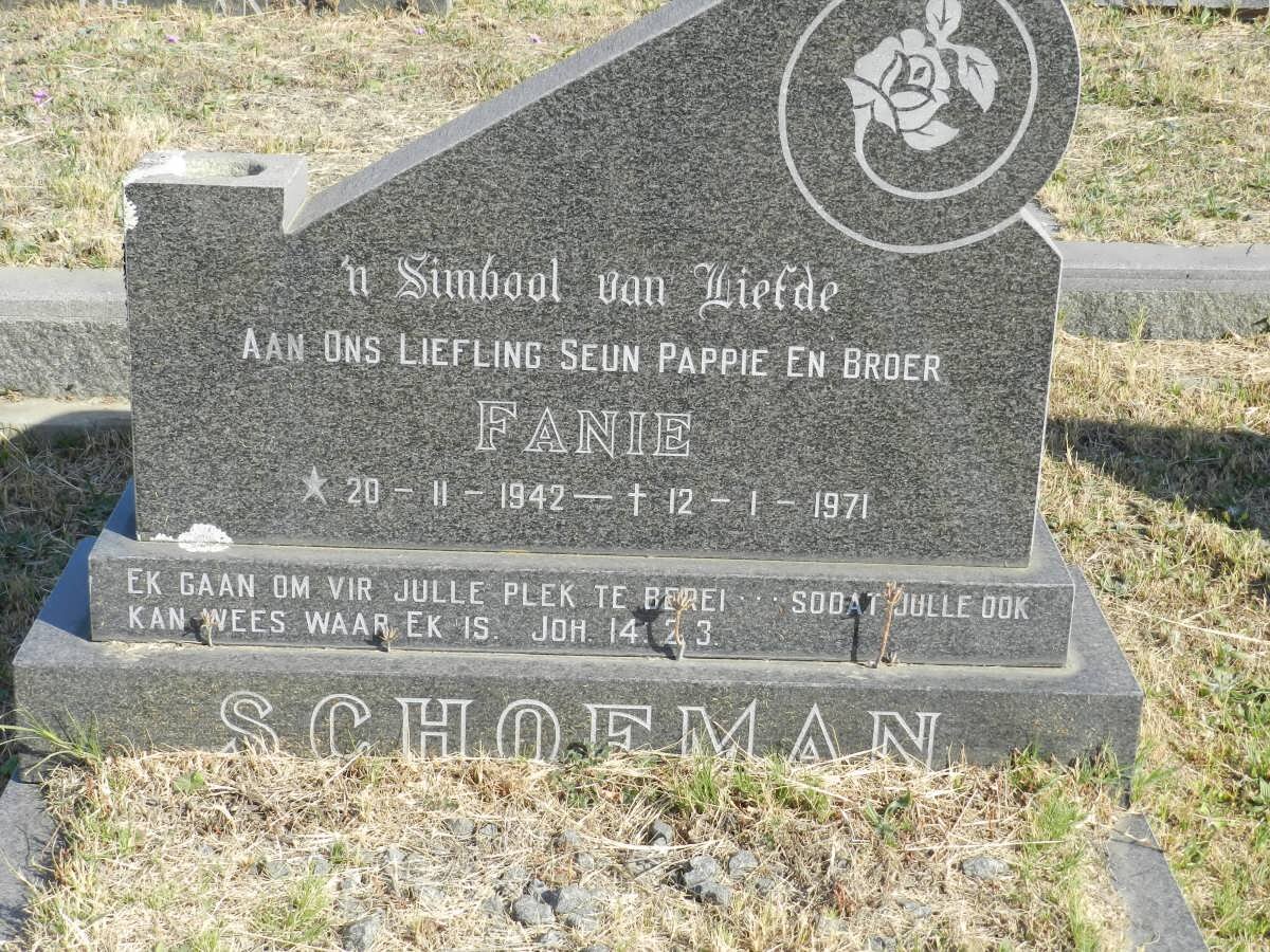 SCHOEMAN Fanie 1942-1971