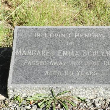 SCHLENZKA Margaret Emma -1966