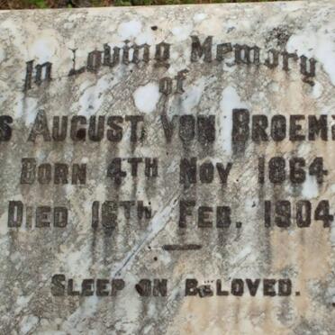 BROEMBSEN ?ans August, von 1864-1904