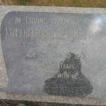 BUTTON Wilfred Worsley -1949