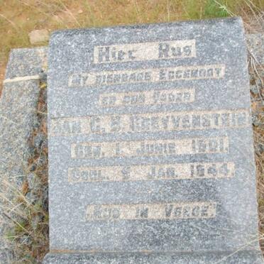 GREYVENSTEIN Jan G. B. 1901-1944