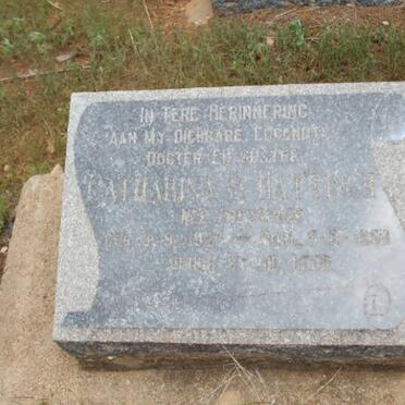 HATTINGH Catharina P. 1926-1953