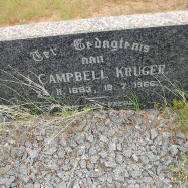 KRUGER J. Campbell 1893-1966