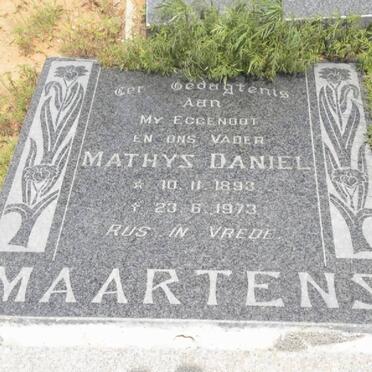 MAARTENS Mathys Daniel 1893-1973