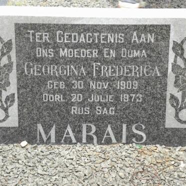 MARAIS Georgina Frederica 1909-1973